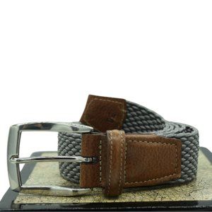 Torino Leather Company Italian Woven Stretch Nylon Belt